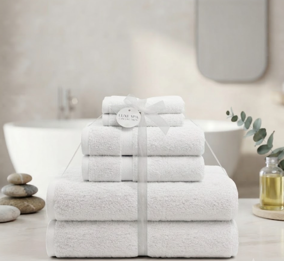 white plain double set of 6. white plain double set of 6.