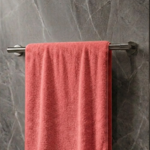 coral pink single towel